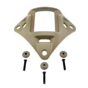 Металлический кронштейн платформа крепление шрауд NVG Mount звезда на тактический шлем - Койот