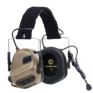 Активные защитные наушники с гарнитурой Earmor M32 MOD4 (CB) Coyote Brown