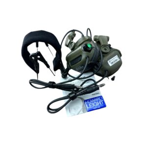 Активные защитные наушники Earmor M32X MARK3 Dual (FG) Olive Mil-Std