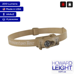 Фонарь налобный Princeton Tec Byte Tan 200lm