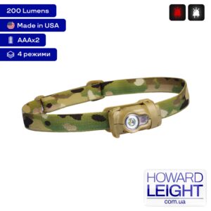 Фонарь налобный Princeton Tec Byte Multicam 200lm