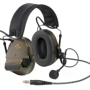 Активные тактические наушники 3M PELTOR ComTac XPI Headset, NATO (MT20H682FB-86), вертикальные с 1 аудиовыходом J11 NATO и микрофоном