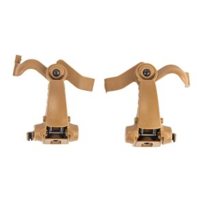 Крепление адаптера Чебурашка EARMOR M16A-CB (койот) для наушников M31Plus/M32Plus на рейки ARC